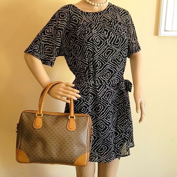 Authentic Gucci GG Monogram Satchel Bag - Picture 3 of 12